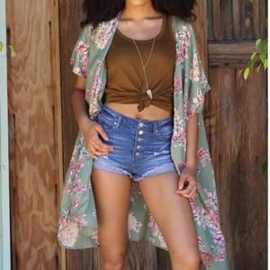 SOLD OUT DUSTER CARDIGAN KIMONO COVER UP 1X